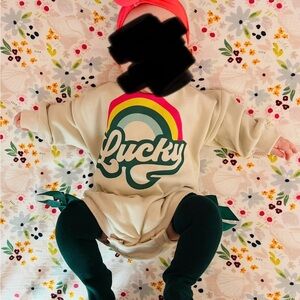 Lucky Rainbow Baby Outfit